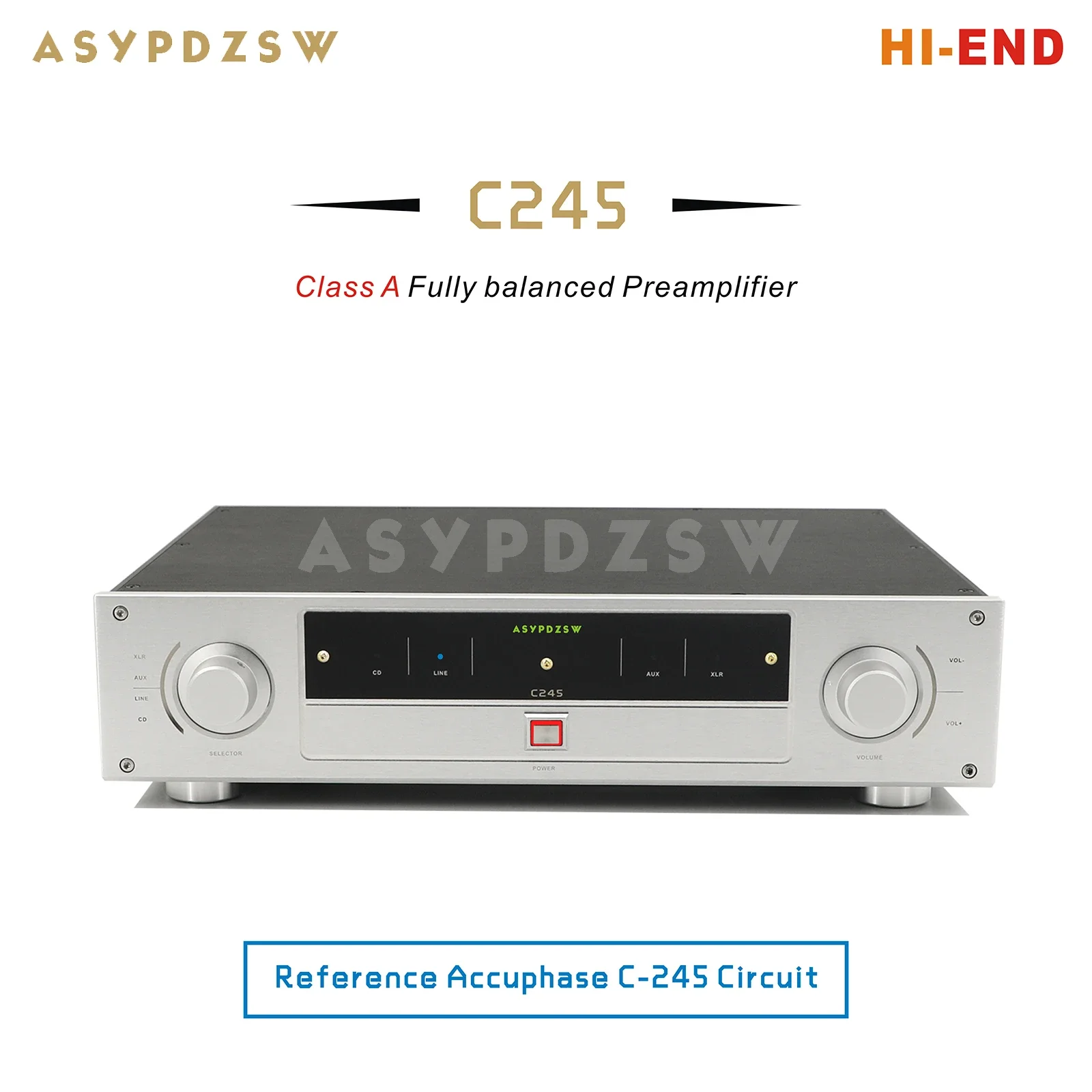 HI-END C245 Klasse A Vollsymmetrischer Vorverstärker Referenz Accuphase C-245 Schaltung Image