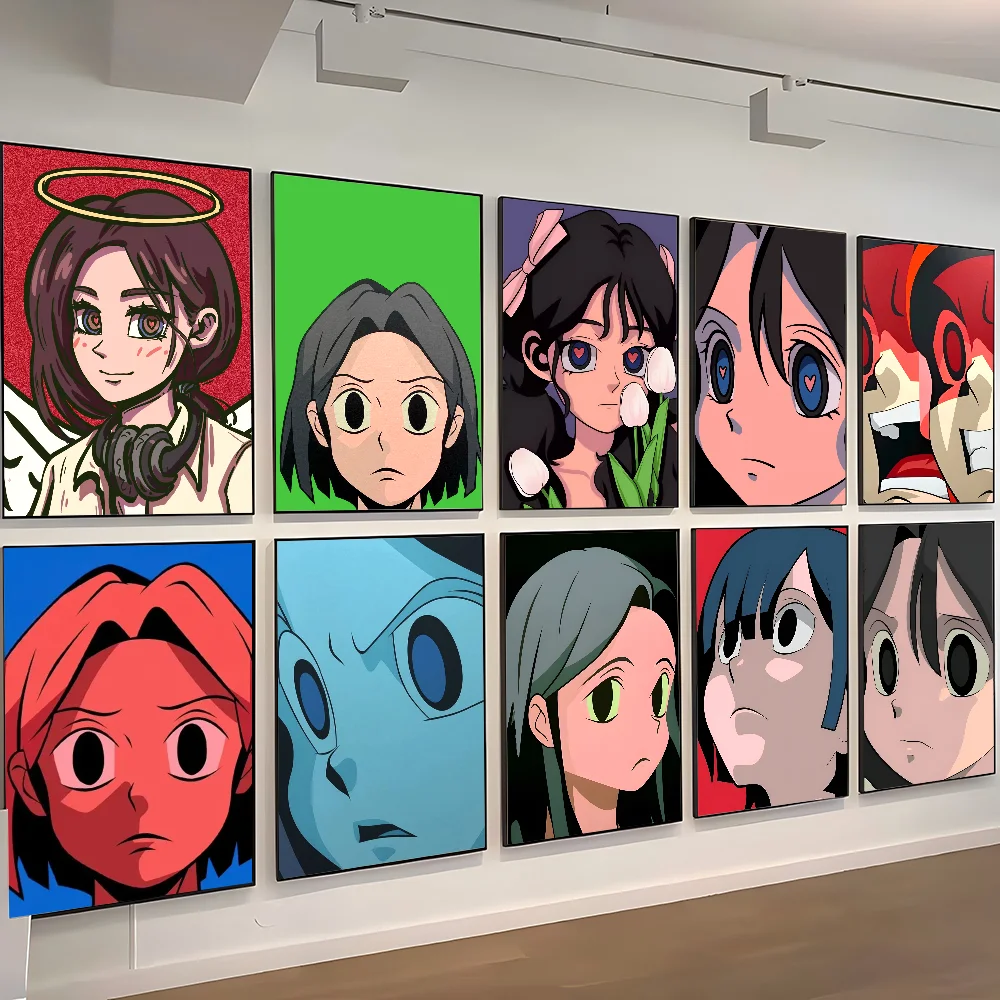 Minimalistisches japanisches Korea-Aimations-Aokizy-Poster für Zuhause, Wohnzimmer, Schlafzimmer, Bar, Café, Kunstdekoration Image