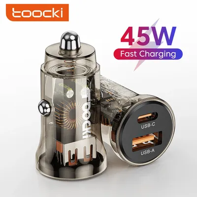 Toocki 45W Autoladegerät USB C Schnellladegerät 24V 5A Schnellladung für iPhone 13 14 15 Pro Xiaomi Image