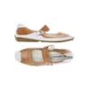 Hush Puppies Damen Ballerinas, Gr. 6, orange, Leder