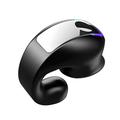 Auricolari GD28 con clip per orecchio true wireless Bluetooth 5.3 – Leggero TWS cuffie sportive con microfono suono HiFi controllo touch lunga durata della batteria per iOS Android