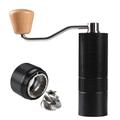 Macinacaffè manuale con macina in acciaio regolabile per cucina, utensile portatile per macinare il caffè espresso a mano