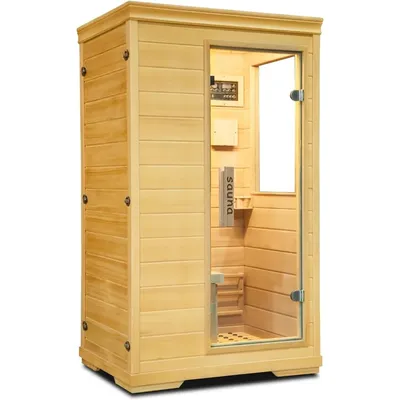 Far Infrared Home 1 Person, 1050W Fast Heating & Energy-Efficient Indoor with Bluetooth Speaker,