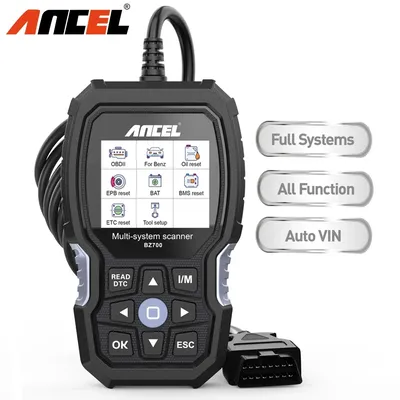 ANCEL BZ700 OBD2 Automotive Scanner for Mercedes Benz Sprinter Smart All System ABS SRS SAS Oil