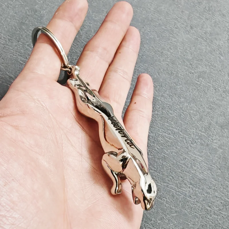 Nome personalizzato LOGO Portachiavi con intaglio laser Portachiavi leopardo creativo Regalo aziendale