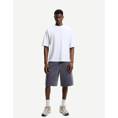 Bershka Skater Bermuda Shorts Men 28 Blue