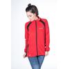 Fleecejacke DEPROC ACTIVE "ENDERBY II WMN", Damen, Gr. 36/38 (M), rot, 100% Polyester, casual, Langarm mit Gummizug, Jacken, auch in Großen Größen erhältlich