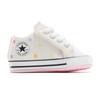 Sneaker CONVERSE "CHUCK TAYLOR ALL STAR CRIBSTER", Gr. 19, vintage weiß, weiß, Textil, sportlich, Schuhe, für Babys