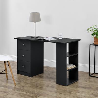 TEMU Desk 120x50x72cm Office Table With Drawers Shelf Pc Table Image