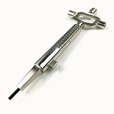 TEMU Firefighter' Alignment Tool - Durable Metal Multi-functional Door Repair Kit With Multiple Measurement Units, Ideal Placement, Improvement Manual Tool, Firefighter Gift Image