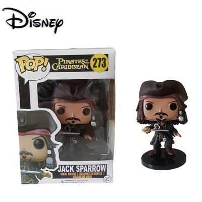 TEMU Pirates Of Jack Sparrow Figures - 6 With Tricorne Hat, Swords & Pistol Accessories, Collectible Pvc Home Decor Gift For Christmas, Halloween, Valentine's Day (14+ Years) Image