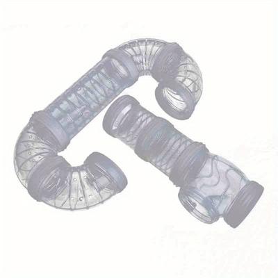 TEMU Plastic Tubes Training Play External Tunnels Toys For Small Animals Hamster Cages Product Supplies Image