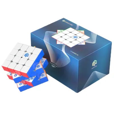 Neuer GAN 460M V2 UV 4x4 Magnetwürfel GAN 4x4 M V1 Magic Speed Cube Stickerless Professionelles Image