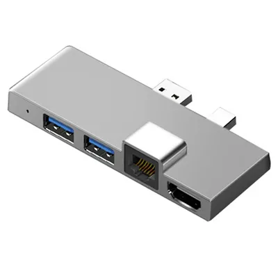 AF91-Für Surface Pro 4 5 6 Dockingstation Hub mit 4K-kompatiblem TF-Kartenleser Gigabit Ethernet 2 Image