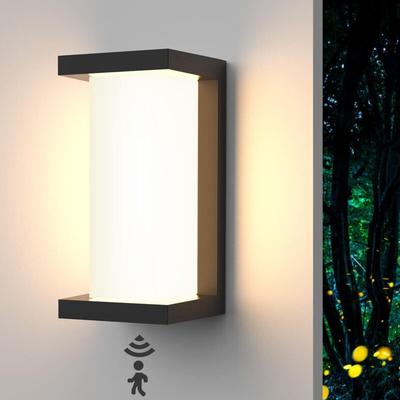 18W Außenwandleuchte, Bewegungsmelder Außenlampe, wasserdichte IP66 Wandlampe Luminium Beleuchtung Image
