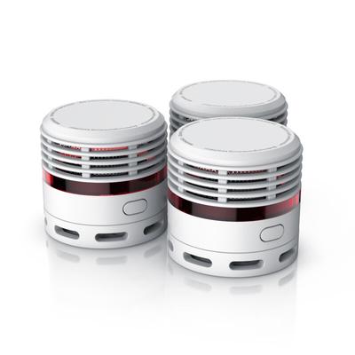Brandson - 3x Rauchmelder Mini - 10 Jahre Batterie - Lithium Ionen Batterie 1500 mAh - Lautstärke Image