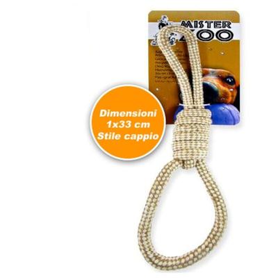 Trade Shop - Hundeseil im Hundestil, Schlinge zum Beißen, 1 x 33 cm, Hundespielzeug und Training - Image