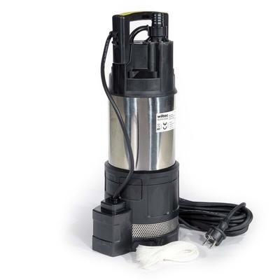 Wiltec - Tauchpumpe mit Trockenlaufschutz und Schwimmerschalter 1200 w, Tiefbrunnenpumpe 6000 l/h, Image