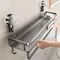 Ventouse salle de bain support douche salle de bain espace de toilette en aluminium sans perçage