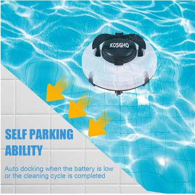 Rosvola - Poolroboter, 120 Min. kraftvolle Reinigung, kabelloser Poolsauger, automatisches Parken, Image