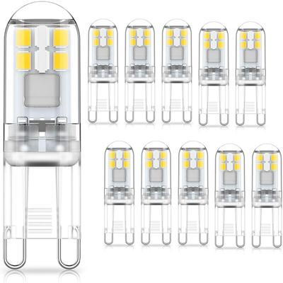 Ersandy - G9-LED-Leuchtmittel, 1,5 w, entspricht 20 w Halogen, kaltweißes Licht 6000 k, ac 220–240 Image