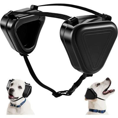 SNQ - Hunde-Lärmschutz-Ohrenschützer, Hunde-Gehörschutz-Ohrenschützer, Schwarz