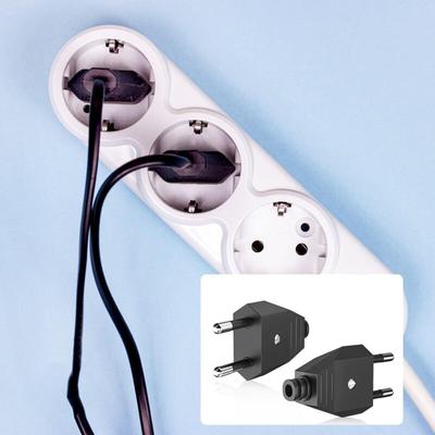 Flache elektrische Steckdose, europäische Stecker, Euro-flacher Flachnetzstecker, 250 v, 2,5 a, mit Image