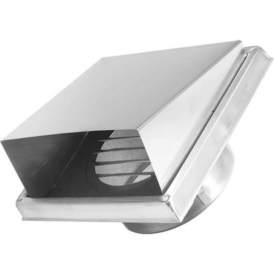 SNQ - 125 mm beweglicher quadratischer Luftauslass aus Edelstahl für die Außenwand von Image