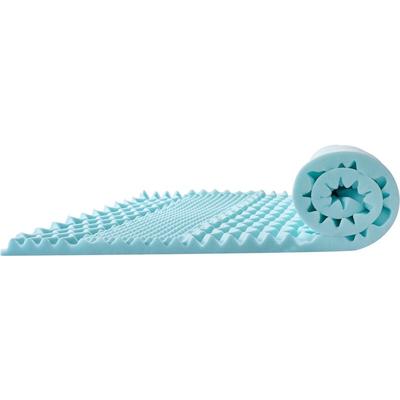 Vevor - Matratzenauflage, Queen Size, 50,8 mm Dicke, Memory Schaum, Kühlgel-Infusion, komprimiertes Image