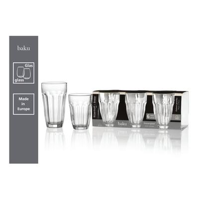 Ritzenhoff & Breker Wasserglas Baku 360 ml 6 Stück weiß, 8 cm