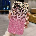 Custodia per telefono con motivo leopardo con stampa ghepardo per iPhone 16 16E 15 14 Pro Max 11 12 13 Mini SE2 8 7 Plus X XR XS MAX Custodia morbida