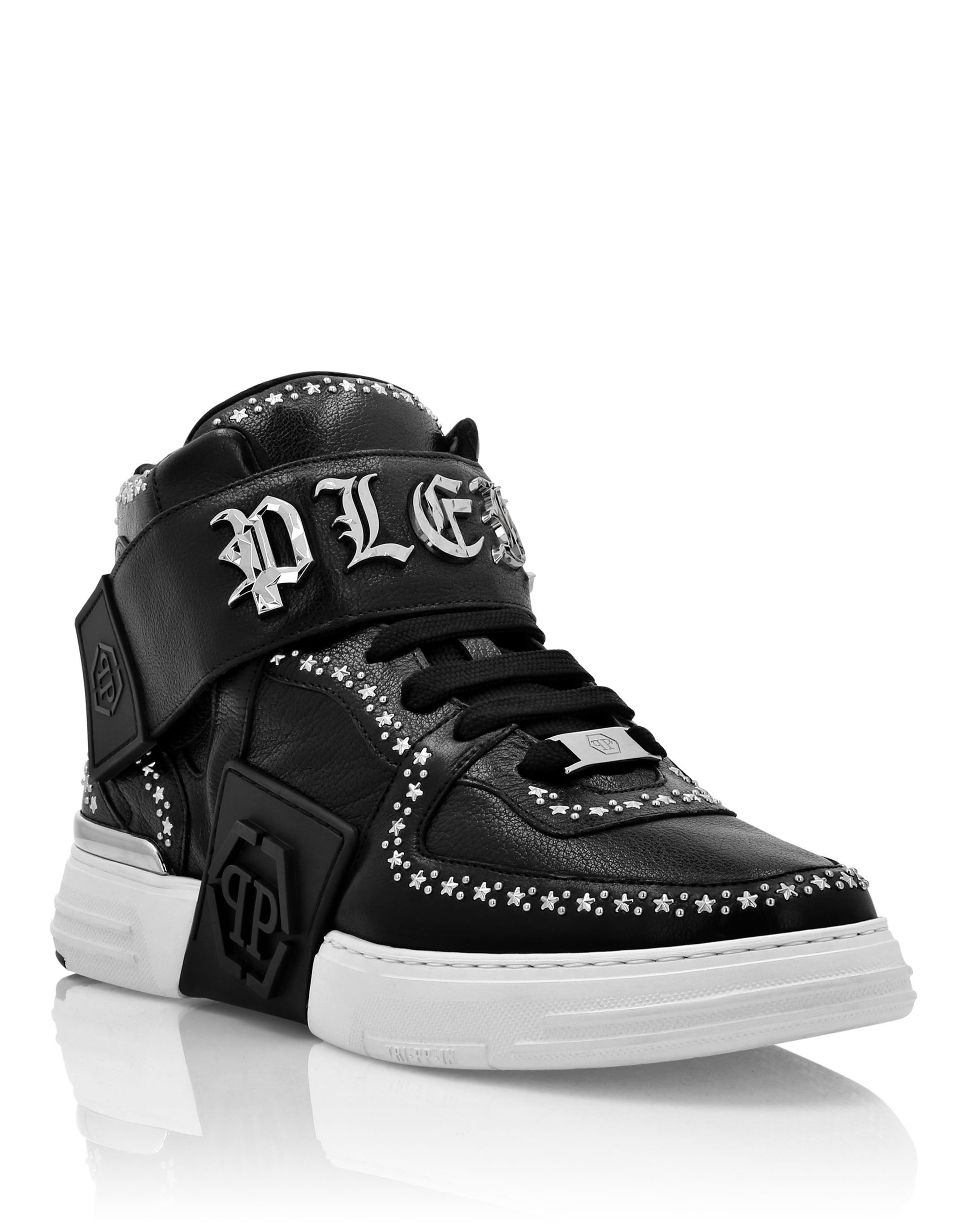Leder Sneaker Gothic Plein EU46