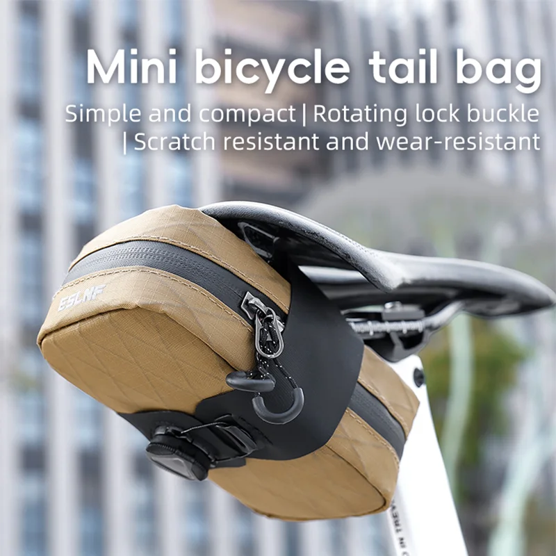 Schnell Locking Fahrrad Sattel Tasche Wasserdichte Tragbare Straße Fahrrad Hinten Tasche Ultraleicht MTB Lagerung Tasche Fahrrad Zubehör Image