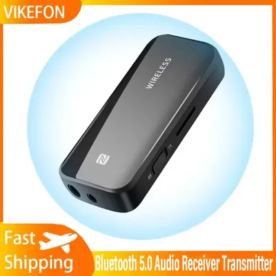 T40 Bluetooth 5,0 Aux Adapter Drahtlose NFC TF Karte 3,5mm Jack Freisprecheinrichtung Für TV PC Lautsprecher Car Kit Audio empfänger Sender Image