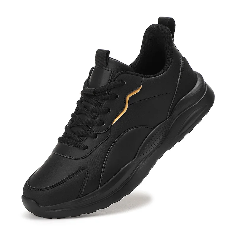 Men Casual Sports Shoes Lightweight Outdoor Walking Shoes Simple Men Single Shoes Small Black Shoes Large Size 48 Sneakers