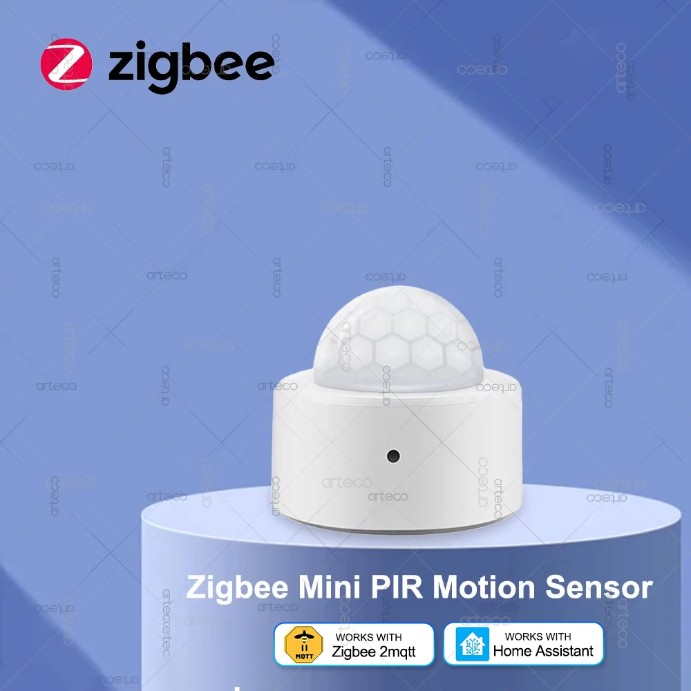 Zigbee 3.0 Mini Smart PIR Bewegungsmelder Menschlicher Körper Infrarotsensor Anti-Diebstahl-Sicherheitsalarm App Fernbedienung Funktioniert mit Z2M