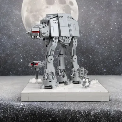 662PCS Moc Star Battle AT-AT Angriff auf Hoth Modell Bausteine Ziegel Kreative Montage Pädagogisches Image