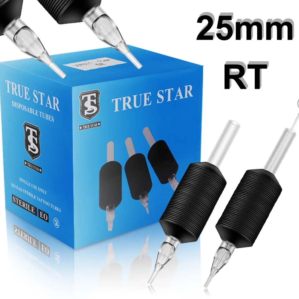 20PCS 25MM Tattoo Grip Tipps Einweg Weiche Silikon 3R 5R 7R 9R Tattoo Tipps für Tattoo Nadel Tattoo maschine Tattoo Zubehör Image