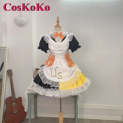CosKoKo Koizumi Hanayo Cosplay Anime LoveLive Kostüm Wunderschönes elegantes süßes Image