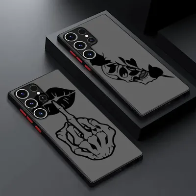 Handyhülle mit Totenkopf-Muster für Samsung Galaxy Note 20 10 S10 S9 Plus S8 Note 9 8 S8 Plus Cover Luxus