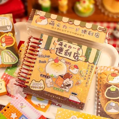 Nette Cartoon Convenience Store Scrapbooking Beschreibbare Cut Film Spule Aufkleber Bücher Japanischen Stil Vintage DIY Dekorative Aufkleber Image