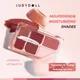 Judydoll Six color Lipstick Palette Matte Velvet Cream Multi purpose paste for mirror lipgloss Clear Water Light Bare Lip Care