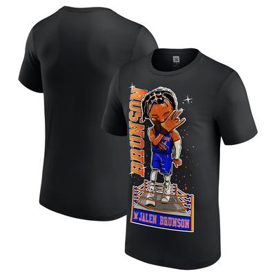 Schwarzes WWE x Jalen Brunson-T-Shirt für Herren Image