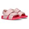 Sandale TOMMY HILFIGER, Kinder, Gr. 27, rosa (rosa pink), Synthetik, colorblocking, Glitzer, modisch, Schuhe, Badeschuh, Pool Slides mit Klettverschlüssen