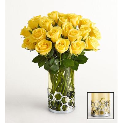1-800-Flowers Flower Delivery The Love Buzz Bouquet W/ Bee Vase