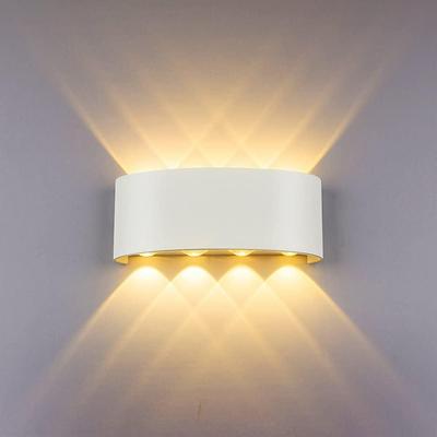 TEMU 1/2 Pack 10w Led Wall Light Outdoor Waterproof Garden Lighting Indoor Bedroom Living Room Staircase Wall Light Porch Garden Wall Light Image