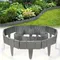 2PC Garden Plastic Fence Edging Fencing Lawn Border Lightweight Easy Installation for Home Garden