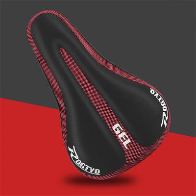 TEMU Thickened Bike Seat Cover With - Breathable, Washable Cushion For Mountain & Road Bikes Image
