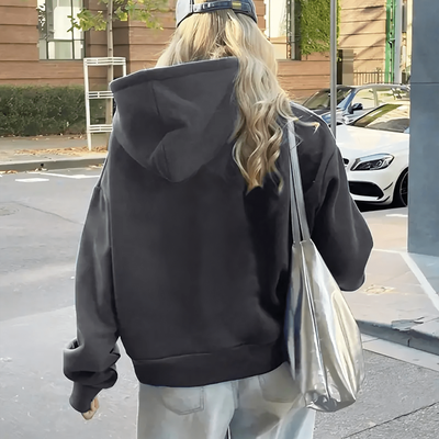 TEMU Ladies Fashion Sweater, , Casual Jacket Zipper Cardigan, Regular Version, Long Sleeves, Autumn/ Winter, Knitted Fabric. Image
