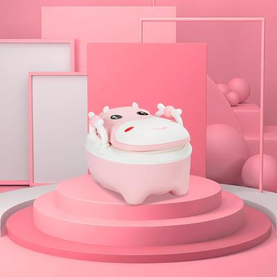 TEMU Potty, Toilet, Travel Potty - Toilet With Brush Splash Guard Lid, Drawer Construction, Toilet Trainer (pink/blue) Image